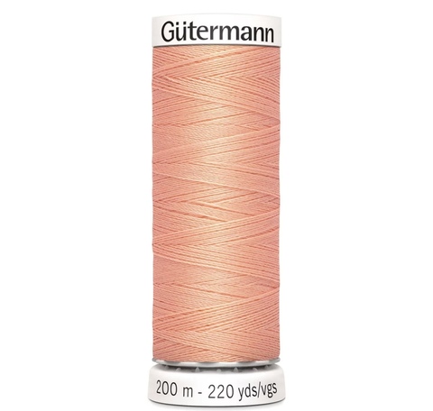 Нить Sew-All 200 м, Gutermann, 586 спелый персик