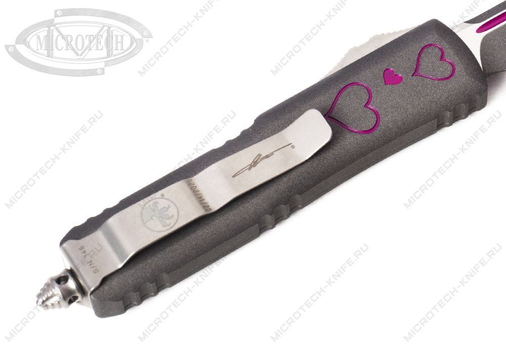 Нож Microtech UTX-85 231-1VNS loving hearts - фотография 