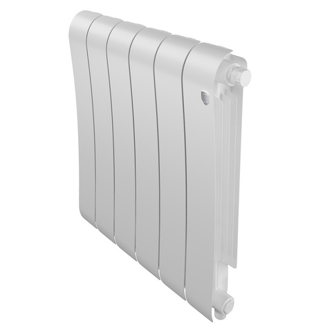 Royal Thermo Infinity VR 500 Bianco Traffico, 6 секций - радиатор с нижним правым подключением