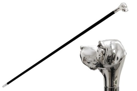 Трость мужская Pasotti Silver Labrador Cane, Италия.