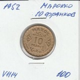 V1114 1952 Марокко 10 франков