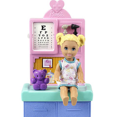 Барби Кем Быть Педиатр Брюнетка с Пациентом