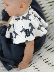 Двусторонний нагрудник Mjölk Собачки NEW