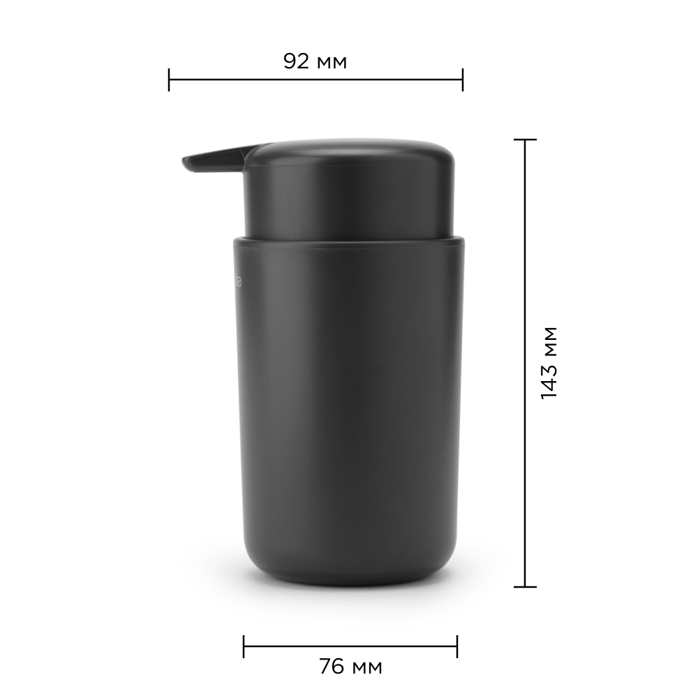 Диспенсер для жидкого мыла ReNew, Темно-серый, арт. 280245 - фото 7