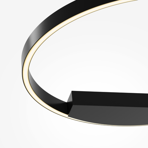 Настенный светодиодный светильник Maytoni Rim MOD058WL-L35BK