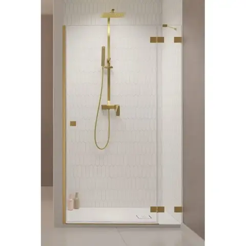Radaway 10099110-99-01R Essenza Pro Brushed Gold DWJ 110 Right