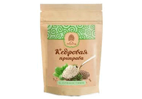Кедровая приправа "С пряностями", 50г