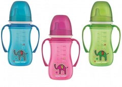 Непроливающий поильник 240 мл - Цветные животные 35/208 (стандарт)