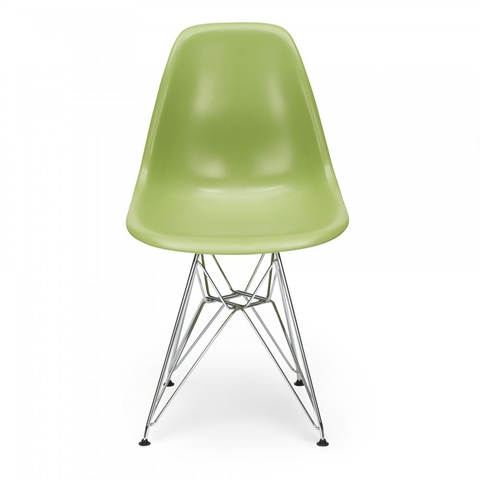 Стул Eames Style DSR Chair салатовый