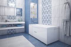 Водостойкий экран под ванну "Купе" торцевой