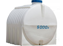 Ёмкость пластиковая пищевая АКПОЛ 5000 л. горизонтальная (170x182x202см;150кг;белый) - арт.555031