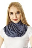 Накидка-шарф для кормления 09723 серый