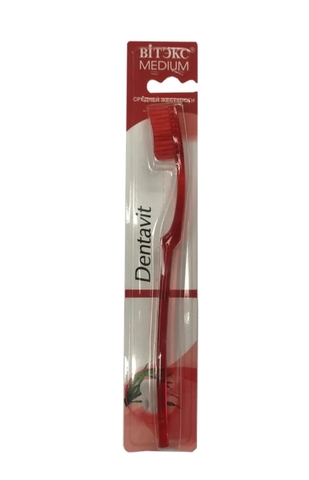 DENTAVIT Зубная щетка средней жесткости арт.0901 Витекс