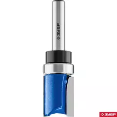 ЗУБР 19 x 26 мм, хвостовик 8 мм, фреза пазовая прямая с верхним подшипником, Профессионал (28756-19-26)