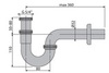 Сифон для раковины Alcaplast A432