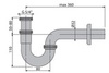 Сифон для раковины Alcaplast A432