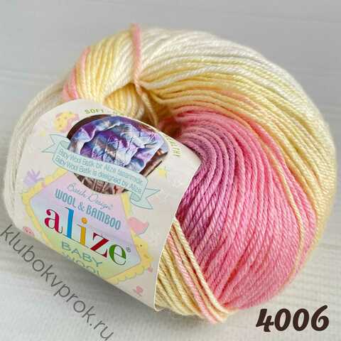 ALIZE BABY WOOL BATIK 4006, Мультиколор