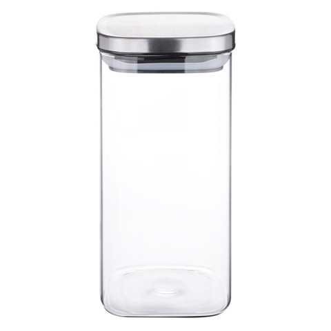 Банка для сыпучих продуктов с крышкой 1.4л Weis