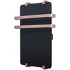 Allen Brau Infinity 325630 Полотенцесушитель электрический с рейлингом и креплением, цвет: чёрный, медь