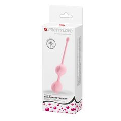 Нежно-розовые вагинальные шарики Kegel Tighten Up I - 