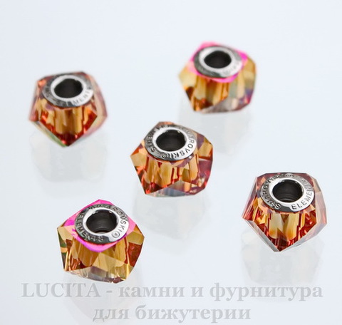 5928 Бусина Сваровски BeCharmed Helix Crystal Astral Pink 14х9 мм