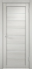 Межкомнатная дверь Велюкс 3 Айс светлый / Цвет Слоновая кость / Остекление "Сатинато" / Двери Верда