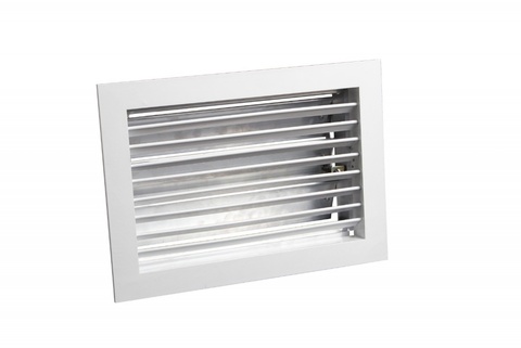 Купить Решетка РОР 350*150 с КРВ, без защелок (RAL 9016) недорого со склада в Хабаровске, Якутске, Владивостоке, Южно-Сахалинске, Благовещенске