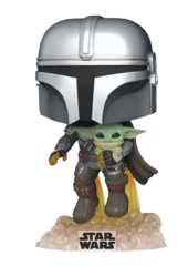 Фигурка Funko POP! Bobble Star Wars Mandalorian Mandalorian with The Child