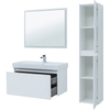 Aquanet 242580 Тумба Nova Lite 100 1+1 ящ. цв. бел. глянец (242580)