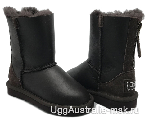 UGG Kids Zip Metallic Chocolate