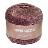 Пряжа Lana Gatto New Glitter 8584 пыльная роза