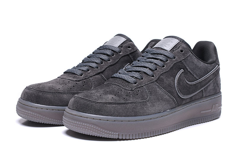 women's nike air force 1 grey suede