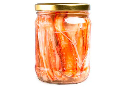 Фаланги краба стригуна в собственном соку, 500г