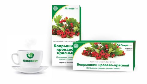 Боярышник плоды , ф/пак 1,5гр №20 (Лекра Сэт)