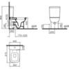 Унитаз напольный с бачком с сиденьем микролифт Vitra S20 9819B003-7202