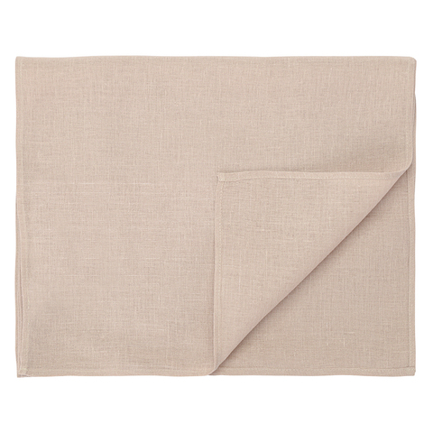 Дорожка на стол 45x150 Tkano Essential льняная бежевая