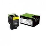 Картридж для принтеров Lexmark CX410/CX510 желтый (yellow). Ресурс 3000 стр (80C8HYE)