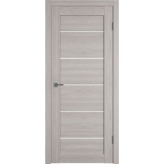 Купить Межкомнатная дверь экошпон VFD Atum Pro 27 Stone Oak стекло White Cloud
