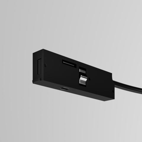 Комплектующие для систем освещения с токоведущими элементами Maytoni Accessories for tracks levity TRA184B-1B-100