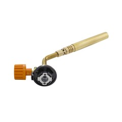 73-0-010 Горелка газовая на баллон, сопло 13х110мм, ручной поджиг, расход 120г/ч, работа 360°, латунь (РемоКолор)