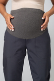 Брюки для беременных 16533 темно-серый