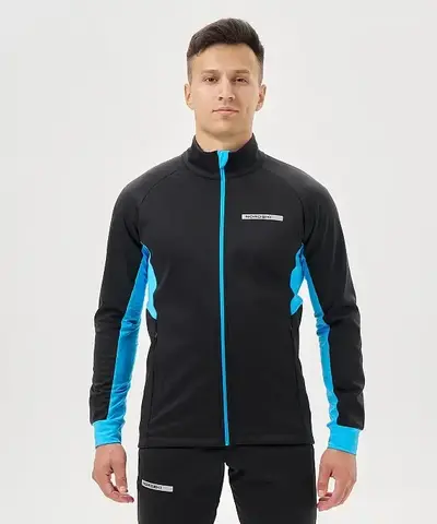 куртка NORDSKI Core Black/Lightr Blue NSM657179, р-р  6-L, размин., черн/голуб.