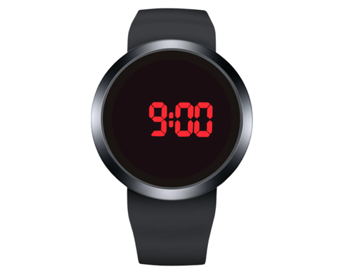 Часы электорнные круглые