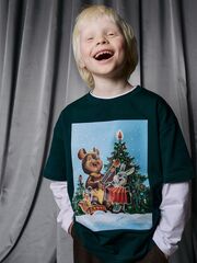 Футболка детская Mjölk х Зарубин Мишка и зайчик