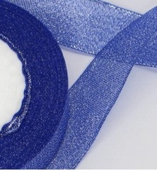 Лента парча, ш. 2,5 см, электрик
