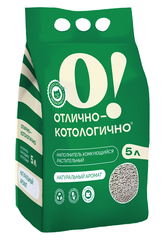 О! Отлично-котологично наполнитель растительный для кошек натуральный