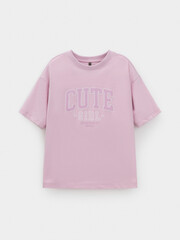 фуфайка  для девочки  КР 302877/сиреневый 3206 к645