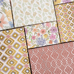 Коробка одиночная, Прямоугольник, Флористический декор, Ассорти, Металлик,, 17*12*5,5 см, 1 шт.