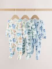 Комбинезон / Cлип для малышей Next H44-240, 3 шт., Синий, Молоный