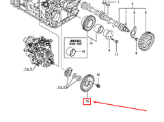 129907-25900 GEAR, PUMP